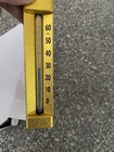 Máy đo nhiệt độ lưỡng kim loại 50mm 100mm Thủy tinh Thân nhôm Mạ vàng Hình dạng V