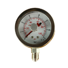 Đồng hồ đo áp suất dầu bằng đồng Kích thước quay số 63MM 2,5 inch 0-10Bar 1 / 4bsp