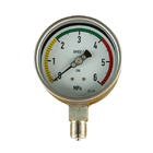 Đồng hồ đo áp suất bằng thép không gỉ SS304 316ss 2,5 &quot;63,5mm 0 đến 100 Kpa