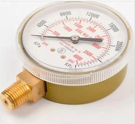 Máy đo áp suất hàn xi lanh bình oxy EN 562 2,5 đến 400 Bar
