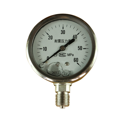 Đồng hồ đo áp suất bằng thép không gỉ Class1.6 Class2.5 316 40mm 50mm 63MM